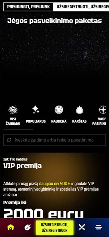 VIP premium offer for 2000€ at SlotsVader Casino
