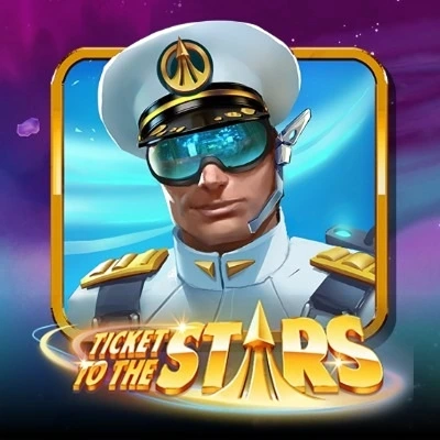 Ticket to the Stars slot game featuring a space captain