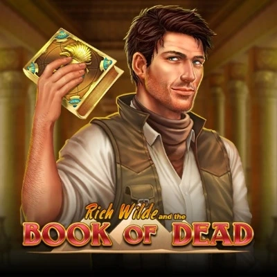 Rich Wilde and the Book of Dead slot game with adventurer Rich Wilde