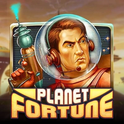 Planet Fortune slot game with retro astronaut and ray gun